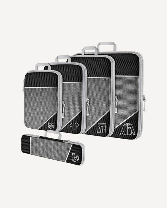 Pack de 5 Cubos de viaje Portaré · Organización al instante