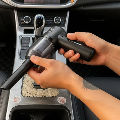 AutoVac Pro 2en1 - Aspiradora de Mano Inalámbrica Coche y Casa | Kit Completo