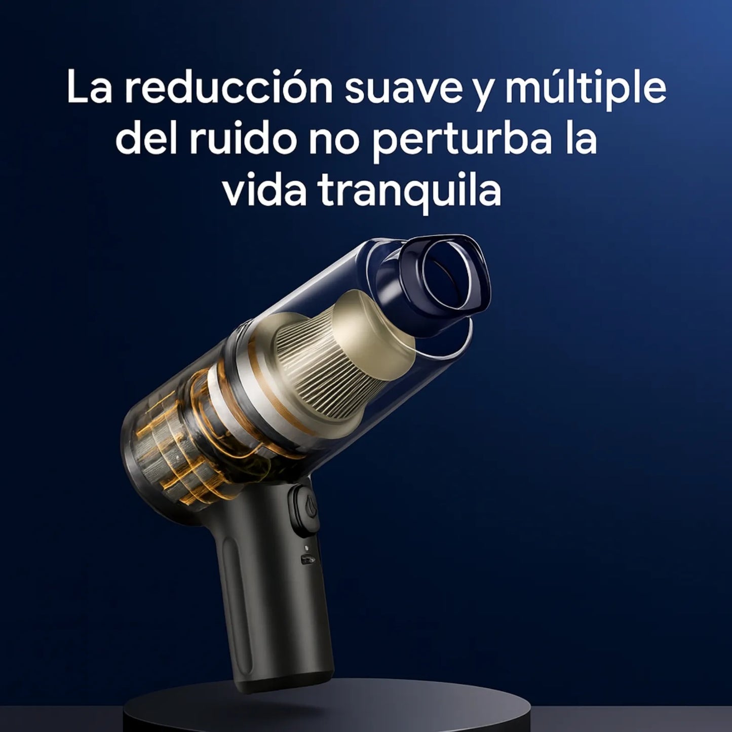 AutoVac Pro 2en1 - Aspiradora de Mano Inalámbrica Coche y Casa | Kit Completo